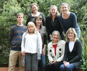 Dr Janine Walker (second from left, front) is part of a team of researchers look