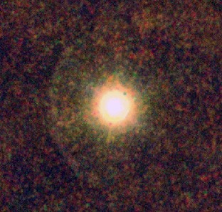 The red giant carbon star CW Leonis as seen by the PACS and SPIRE cameras on boa