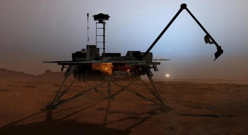 In this artist&rsquo;s concept illustration, NASA&rsquo;s Phoenix Mars Lander be