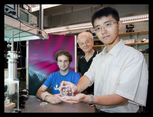 Researchers Mikhail A. Kats, Federico Capasso, and Nanfang Yu show their ability