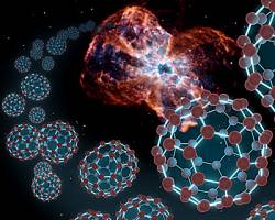 Spitzer discovers buckyballs in space