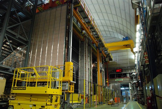 View of OPERA detector. The OPERA experiment observes neutrino beams from CERN 7