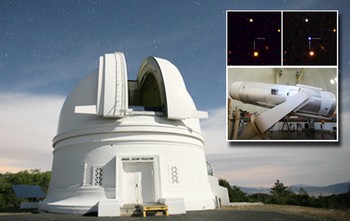 The 1.2-meter Samuel Oschin Telescope at Palomar Observatory that was used to di