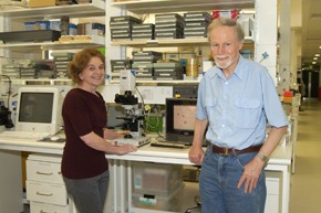 Dr Simeonovic and   Parish. Photo by Karen Edwards.