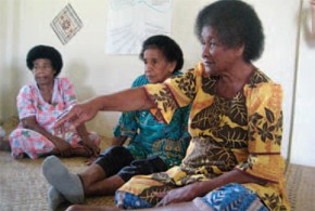 Women in Vanuatu contributing to research. Photo by Naomi Carrard, ISF UTS