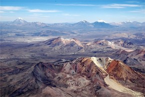 The Andes from the air. Photo by Pattron on Flickr.