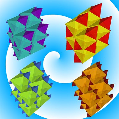 Filling three-dimensional space with multi-sided objects other than cubes is an 