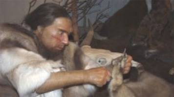 Caveman about the house