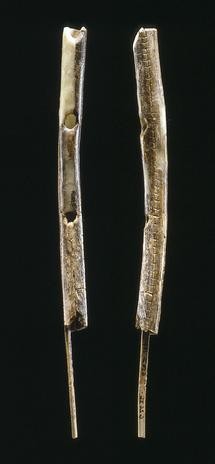 A flute from the site of Gei�enkl�sterle made from mammoth ivory.