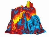 Jiangyu Li, UW    Electrical response overlaid on the inner aortic wall.