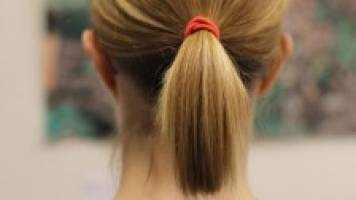 Rapunzel, Leonardo and the physics of the ponytail