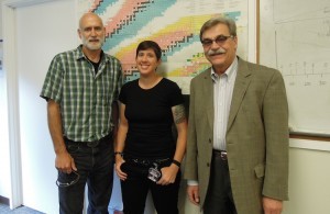 (Left to right) Ken Gregorich, Jackie Gates, Heino Nitsche