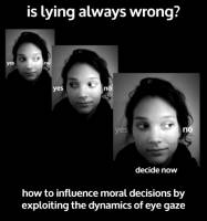 Moral decisions can be influenced by eye tracking