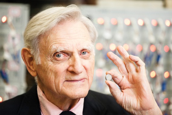 John Goodenough and his lithium-ion battery invention. Goodenough and his team h