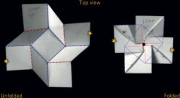 Popular origami pattern makes the switch