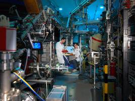 Holes in the electrode