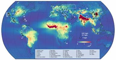 Pollution : New ammonia emission sources detected from space