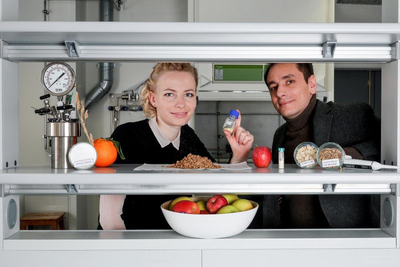 Sviatlana Siankevich and Georgios Savoglidis, two of the cofounders of Embion Te