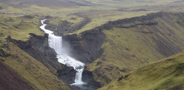 Eldgjá fissure in southern Iceland      
            Credit: Clive Oppenheimer