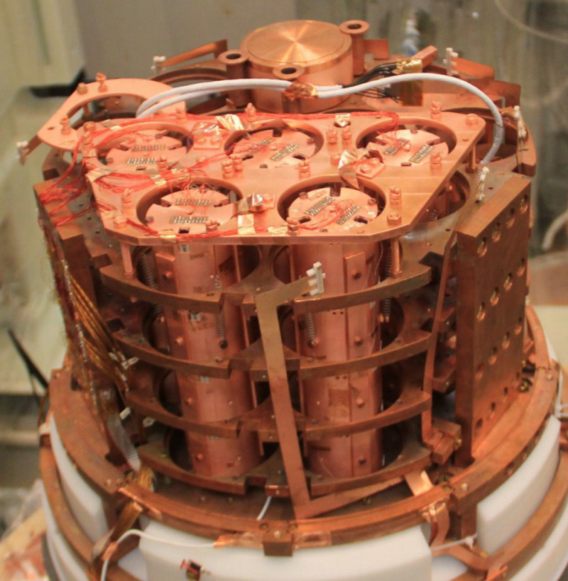 The CUPID-Mo detector is installed in the Edelweiss cryostat at Modane Undergrou