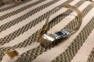 Sensors woven into a shirt can monitor vital signs