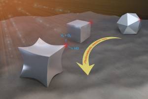 Shape matters for light-activated nanocatalysts
