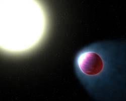 Vaporised metal in the air of an exoplanet