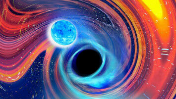 Black holes swallow neutron stars like 'Pac-Man'