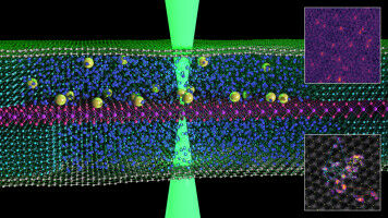 Graphene scientists capture first images of atoms 'swimming' in liquid