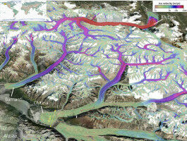 New calculations of worldwide glacial flows and volumes