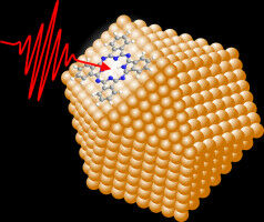 New insights into binding configuration and mobility of molecules on nanoparticle surfaces