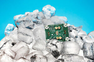 Freezing electronics to control diamond spin qubits