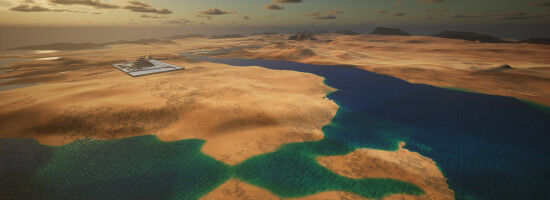 Hydraulic system behind the construction of the Saqqara pyramid