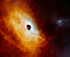 Monster black hole devouring one sun every day