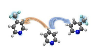 New method for introducing fluorinated components into molecules
