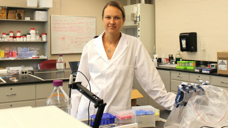 Veronika Magdanz was part of the Waterloo research team that studied the adhesio