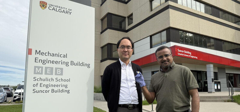 Seonghwan (Sam) Kim (left) and Arindam Phani are refining the sensitivities of s