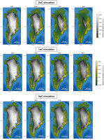 Amplifying Feedbacks Could Lead to the Near-Complete Disappearance of the Greenland Ice Sheet