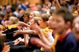 900 ACT kids raise the roof in national song