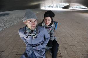 A bench out of glass that's as resistant as steel