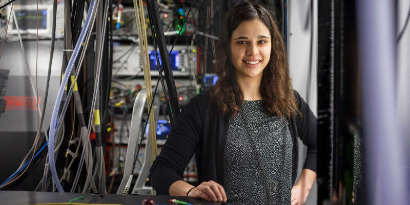 Doctoral candidate Sophie Cavallini completed her Master of Science in Quantum E
