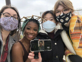 A love letter to Black femmes: Artist Ayana Evans debuts new collaboration with U-M students, faculty