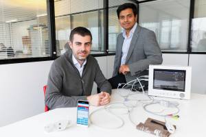 A wireless patch for monitoring emergency-room patients