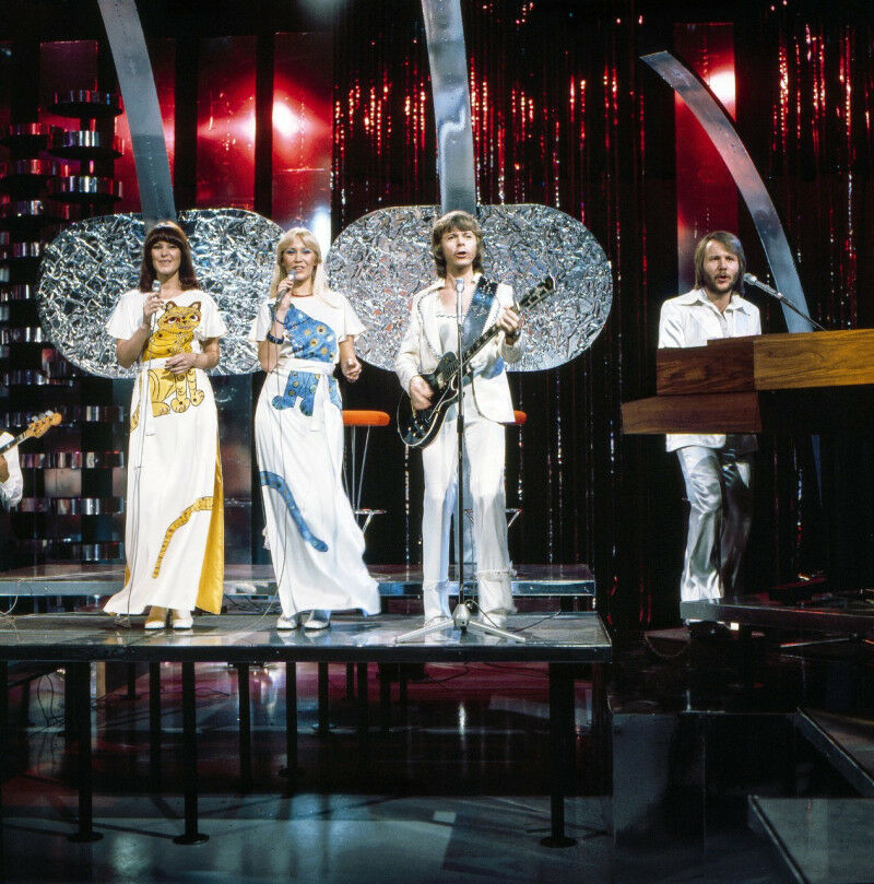 ABBA performing Mamma Mia on The Best of ABBA Bandstand Special in Australia, Ma