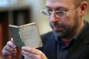 Dr Mike Sanders and the hymn book