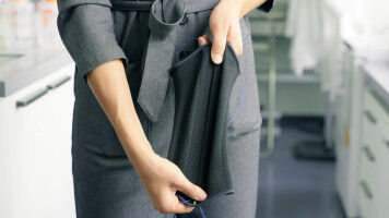 An electronic fiber for stretchable sensing