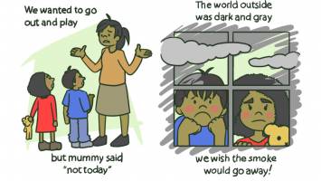 Authors needed for bushfire smoke children's book