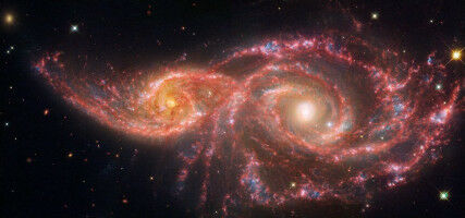'Blood-Soaked' Eyes: NASA's Webb, Hubble Examine Galaxy Pair
