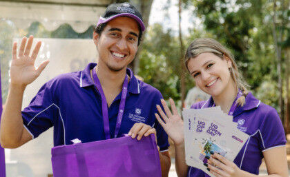 University of Queensland Agricultural Science student Sophia Wilson, and recent 