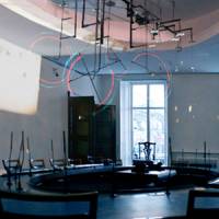 Chandelier sheds light on Hooke and Newton